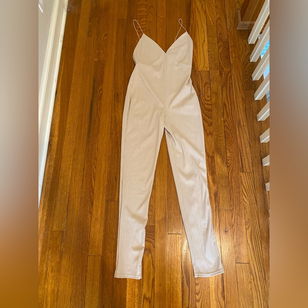 Beige jumpsuit